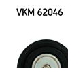 SKF Poly V Ribbed Belt Deflection Guide Pulley VKM 62046