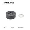 SKF Poly V Ribbed Belt Tensioner Pulley VKM 62065