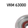 SKF Poly V Ribbed Belt Deflection Guide Pulley VKM 63000