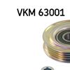 SKF Poly V Ribbed Belt Deflection Guide Pulley VKM 63001