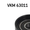 SKF Poly V Ribbed Belt Deflection Guide Pulley VKM 63011