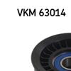 SKF Poly V Ribbed Belt Deflection Guide Pulley VKM 63014