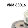 SKF Poly V Ribbed Belt Tensioner Pulley VKM 63016