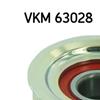 SKF Poly V Ribbed Belt Deflection Guide Pulley VKM 63028