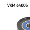 SKF Poly V Ribbed Belt Deflection Guide Pulley VKM 64005