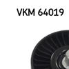 SKF Poly V Ribbed Belt Deflection Guide Pulley VKM 64019