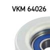 SKF Poly V Ribbed Belt Deflection Guide Pulley VKM 64026