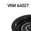 SKF Poly V Ribbed Belt Deflection Guide Pulley VKM 64027