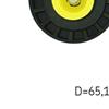 SKF Poly V Ribbed Belt Deflection Guide Pulley VKM 64041