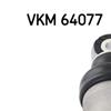 SKF Poly V Ribbed Belt Tensioner Pulley VKM 64077