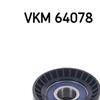 SKF Poly V Ribbed Belt Tensioner Pulley VKM 64078