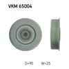 SKF Poly V Ribbed Belt Tensioner Pulley VKM 65004