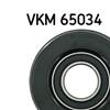 SKF Poly V Ribbed Belt Deflection Guide Pulley VKM 65034