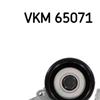 SKF Poly V Ribbed Belt Tensioner Pulley VKM 65071