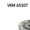 SKF Poly V Ribbed Belt Deflection Guide Pulley VKM 65107