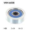 SKF Poly V Ribbed Belt Tensioner Pulley VKM 66008