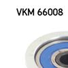 SKF Poly V Ribbed Belt Tensioner Pulley VKM 66008