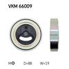 SKF Poly V Ribbed Belt Tensioner Pulley VKM 66009