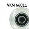 SKF Poly V Ribbed Belt Tensioner Pulley VKM 66011