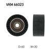 SKF Poly V Ribbed Belt Deflection Guide Pulley VKM 66023