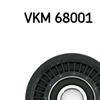 SKF Poly V Ribbed Belt Deflection Guide Pulley VKM 68001