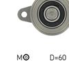 SKF Timing Cam Belt Tensioner Pulley VKM 71001