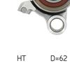 SKF Timing Cam Belt Tensioner Pulley VKM 71004