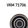 SKF Timing Cam Belt Tensioner Pulley VKM 71706