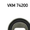 SKF Timing Cam Belt Tensioner Pulley VKM 74200