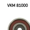 SKF Timing Cam Belt Deflection Guide Pulley VKM 81000