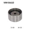 SKF Timing Cam Belt Deflection Guide Pulley VKM 84610