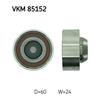 SKF Timing Cam Belt Deflection Guide Pulley VKM 85152