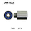 SKF Timing Cam Belt Deflection Guide Pulley VKM 88008