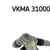 SKF Poly Fan V Ribbed Belt Set VKMA 31000