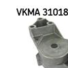 SKF Poly Fan V Ribbed Belt Set VKMA 31018