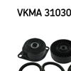 SKF Poly Fan V Ribbed Belt Set VKMA 31030