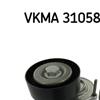 SKF Poly Fan V Ribbed Belt Set VKMA 31058