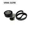 SKF Poly Fan V Ribbed Belt Set VKMA 31098