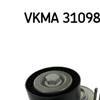 SKF Poly Fan V Ribbed Belt Set VKMA 31098