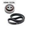 SKF V-Ribbed Belt Set VKMA 31106