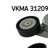 SKF Poly Fan V Ribbed Belt Set VKMA 31209