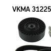 SKF Poly Fan V Ribbed Belt Set VKMA 31225