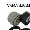 SKF Poly Fan V Ribbed Belt Set VKMA 32033