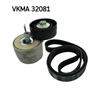 SKF Poly Fan V Ribbed Belt Set VKMA 32081