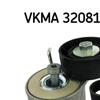 SKF Poly Fan V Ribbed Belt Set VKMA 32081