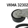 SKF Poly Fan V Ribbed Belt Set VKMA 32302