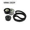 SKF Poly Fan V Ribbed Belt Set VKMA 33039