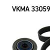 SKF Poly Fan V Ribbed Belt Set VKMA 33059