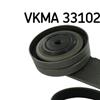 SKF Poly Fan V Ribbed Belt Set VKMA 33102