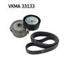 SKF Poly Fan V Ribbed Belt Set VKMA 33133